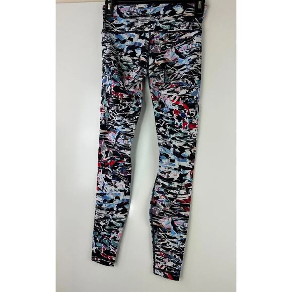 Lululemon Wunder Under Low Rise Tight Full-On Luxtreme Culture Clash Size 8 - Picture 7 of 12